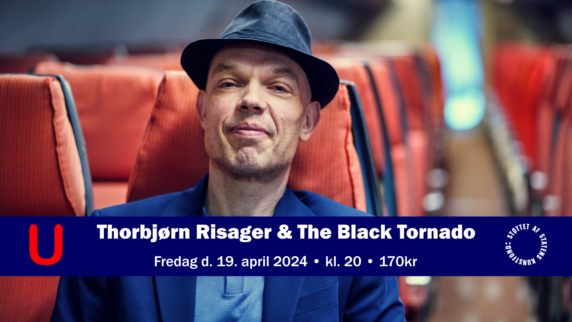 Thorbjørn Risager & The Black Tornado - 19-04-2024 20:00